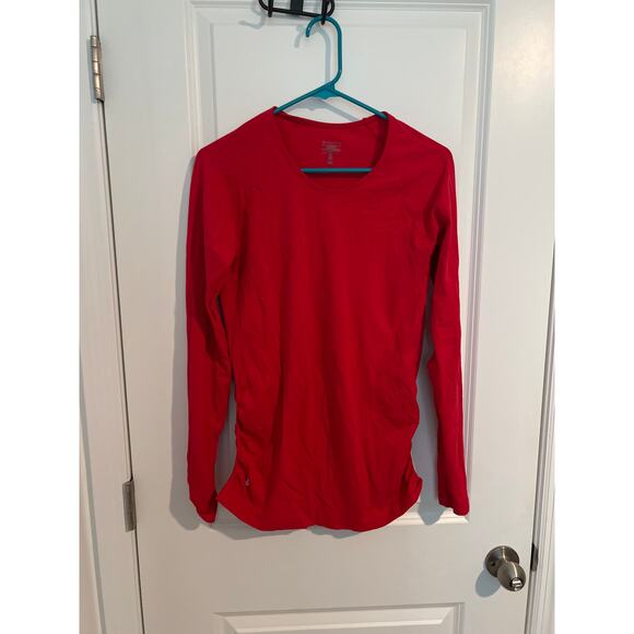 Athleta Lightweight Long Sleeve Top – Size Medium – Red - Picture 1 of 4